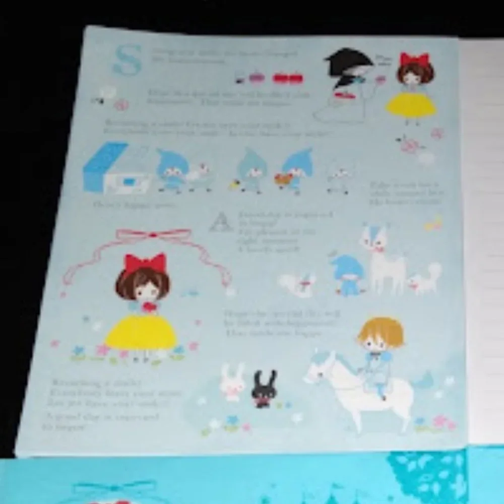 15pc LOT: FAIRY TALE WORLD SNOW WHITE WRITING PAPER + MATCHING ENVELOPES**NEW!